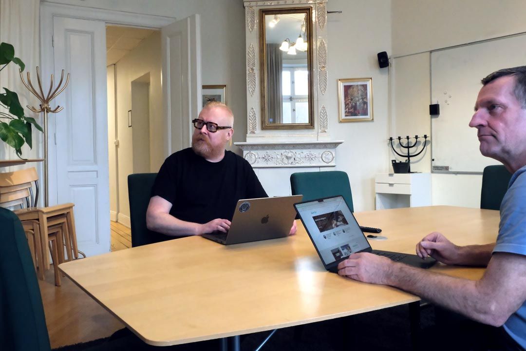 Erik och Ove, Sitevision-utvecklare på Devize i Stockholm