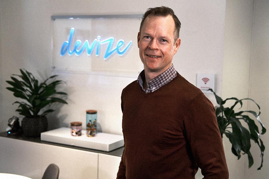 Jakob Björklund, VD på Devize